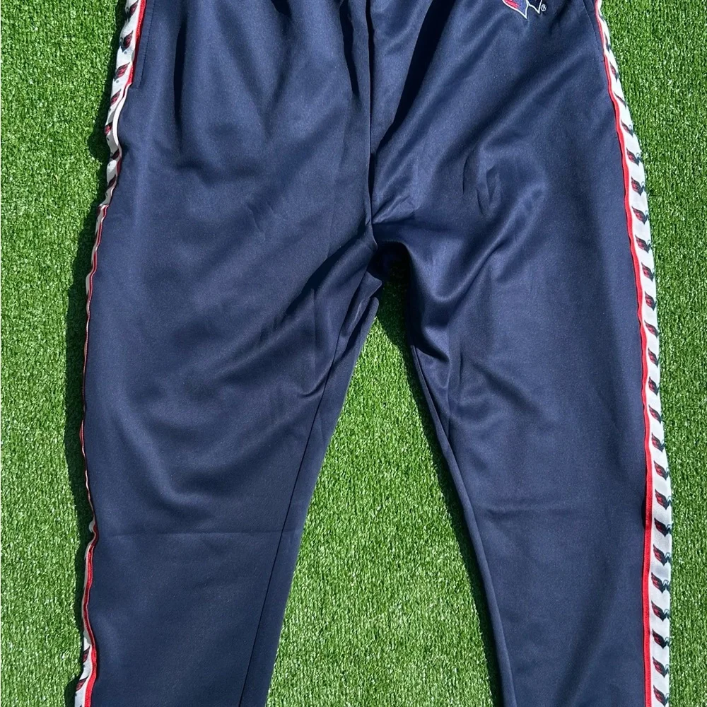 Washington Capitals Stripe Logo Jogger Track Pants Men’s 2XL FOCO NHL NWT Navy - Picture 13 of 14